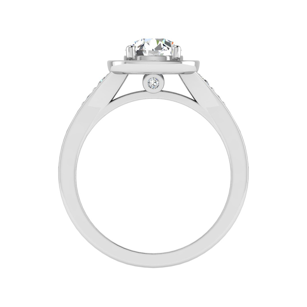 Amira Halo Engagement Ring
